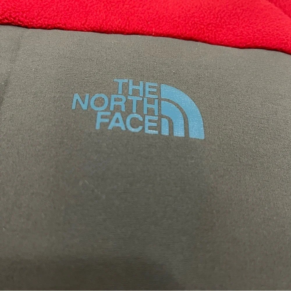 The North Face Red Chimborazo Sherpa Lined Full Zip Jacket